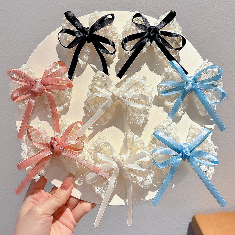 Lace Ribbon Trim - 2 шт., элегантные заколки для волос