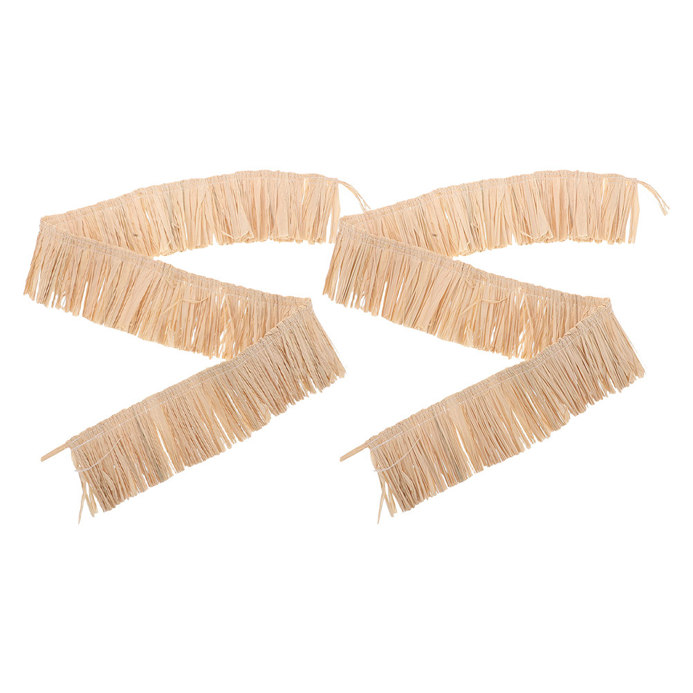 Tassel Fringe Trim - 2 шт. тесьмы из рафии с