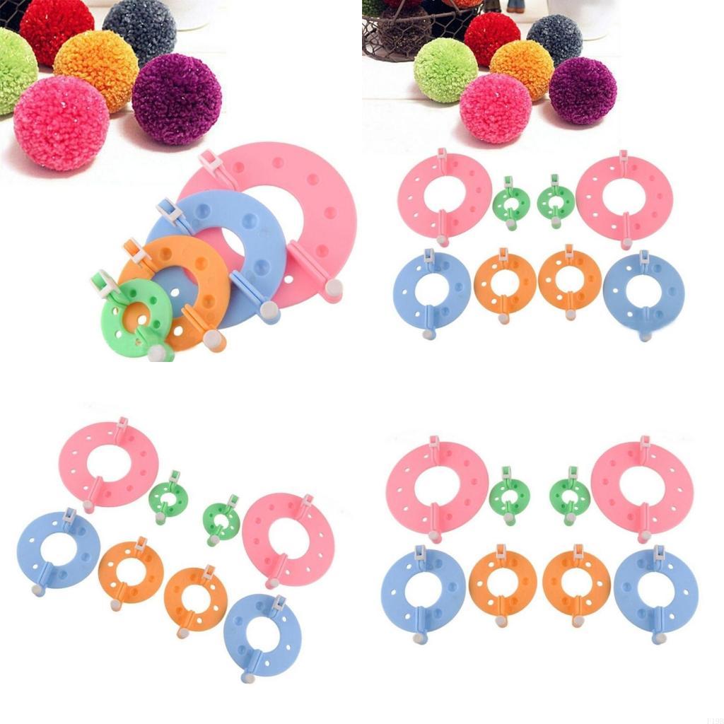 Pom Pom Maker Tool - F19B 4 шт. производитель помпонов из
