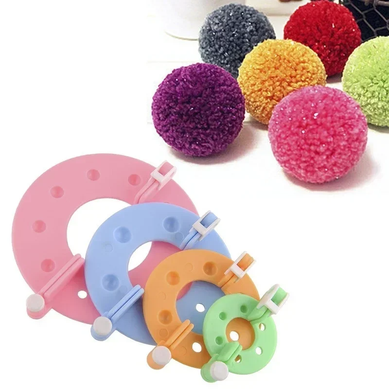 Pom Pom Maker Tool - Набор для вязания помпонов 8 в