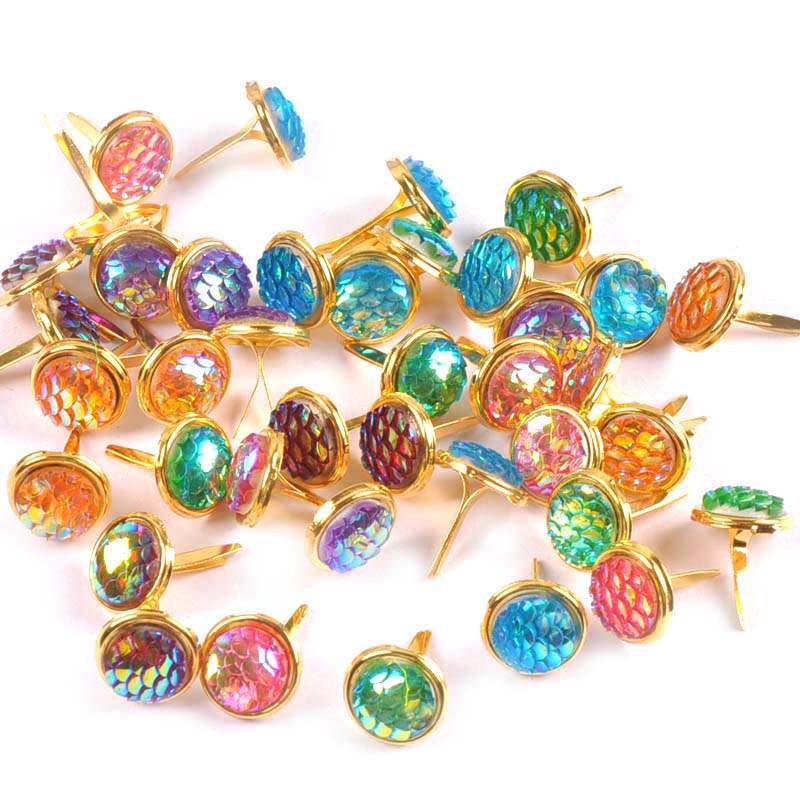 Embellishments For Scrapbooking - 13x13 мм 20 шт. смешанные квадратные