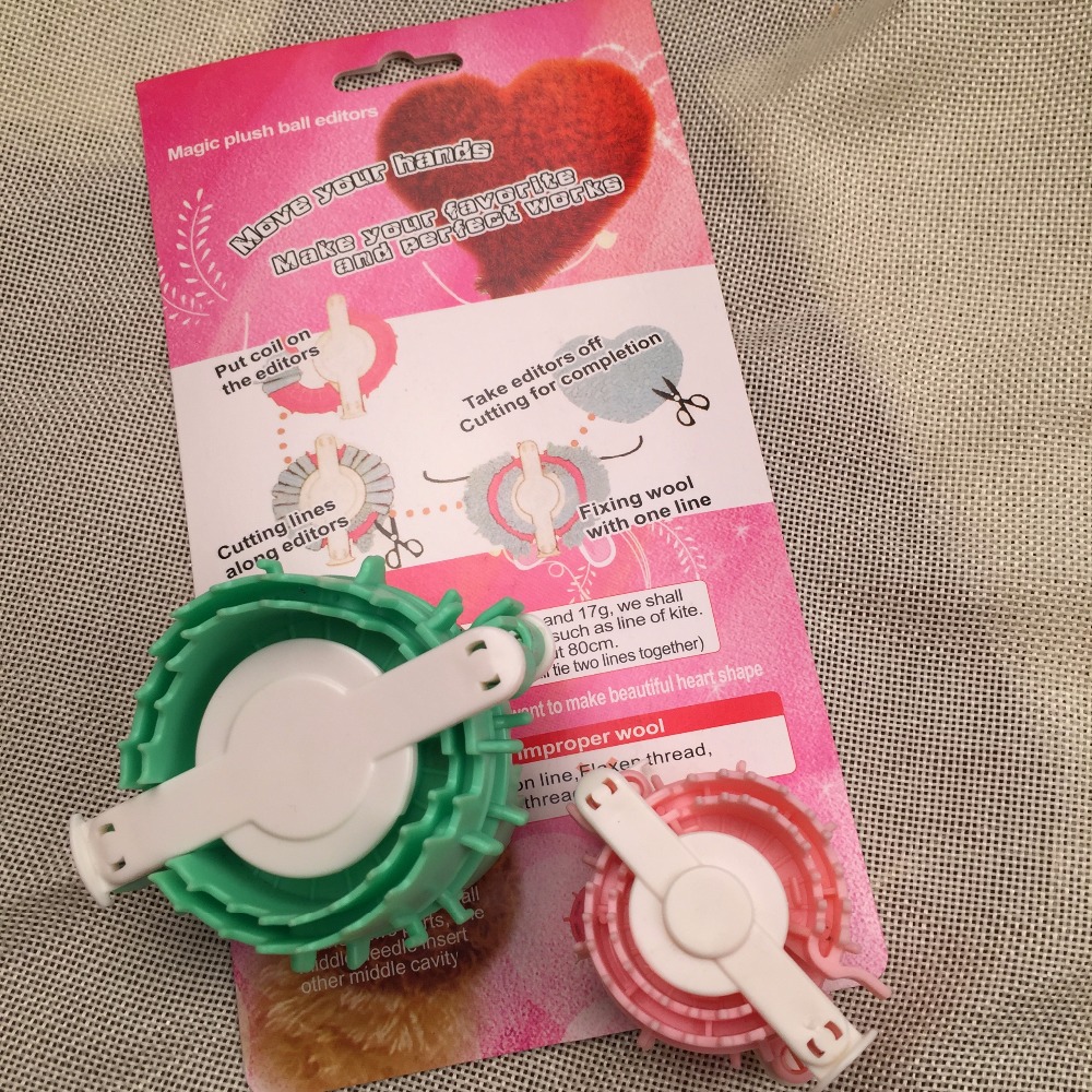 Pom Pom Maker Tool - Бесплатная доставка, устройство для изготовления помпонов,