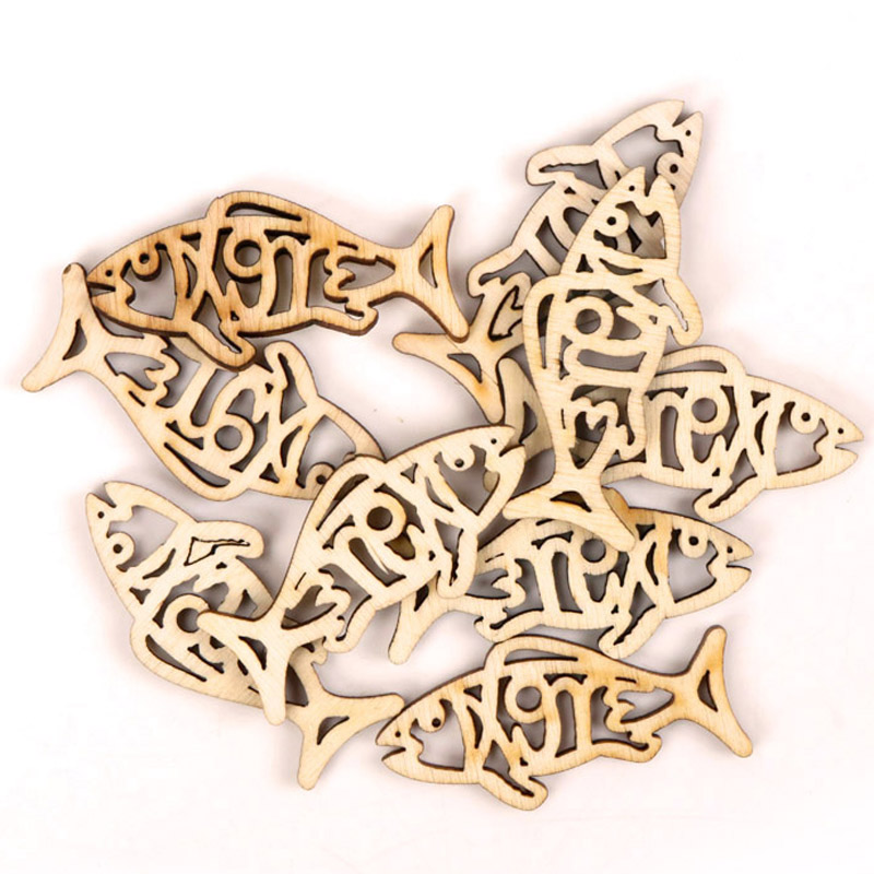 Embellishments For Scrapbooking - 10 шт., деревянные аксессуары для украшения