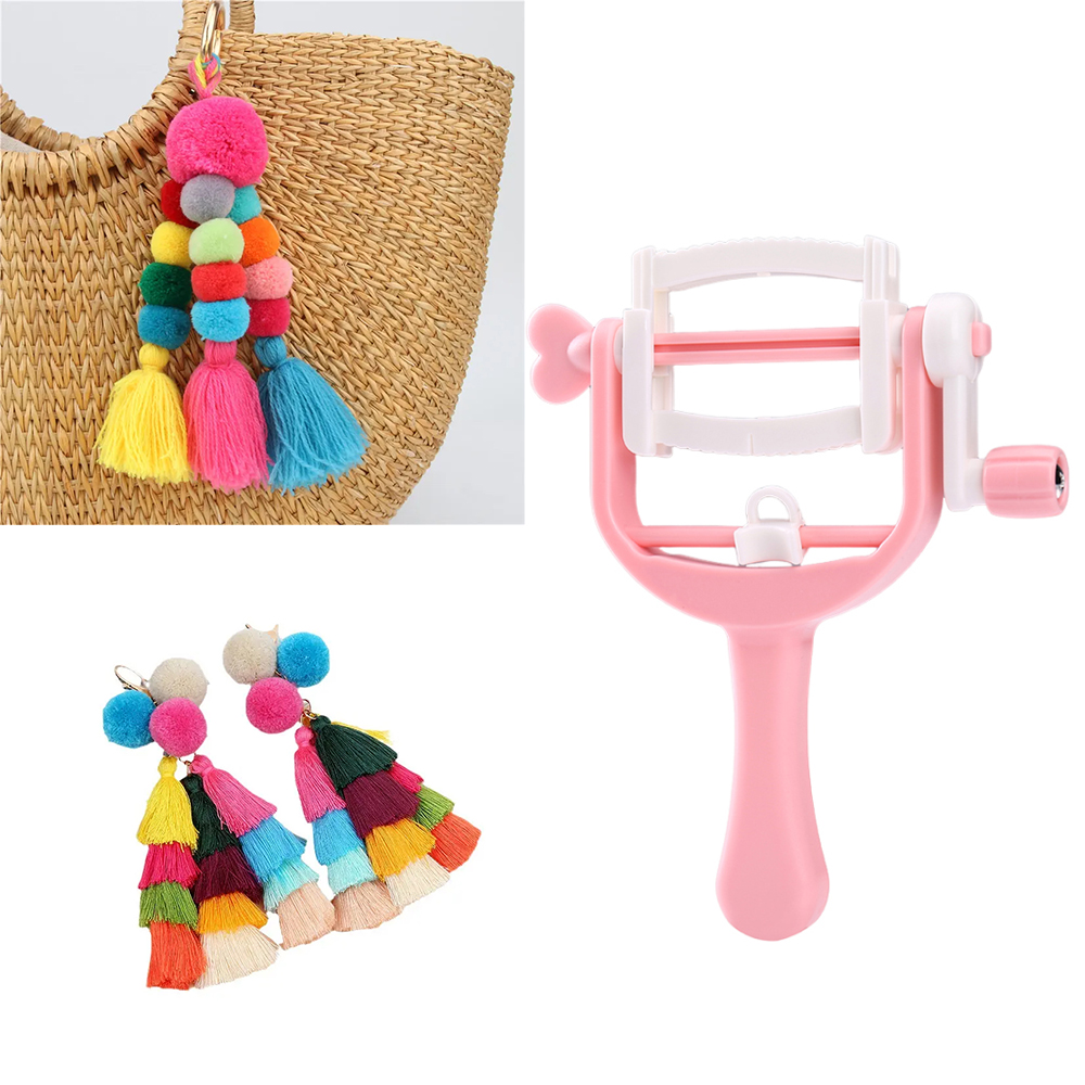 Pom Pom Maker Tool - DIY домашняя ручная машина для плетения