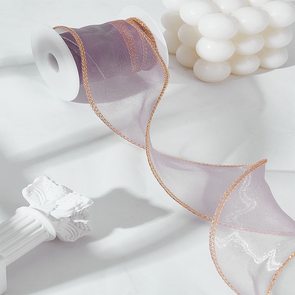 Organza Ribbon Spool - 5 ярдов полиэстеровых лент из органзы