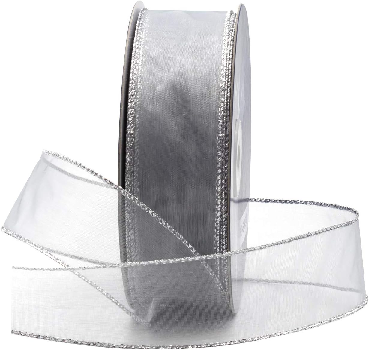 Organza Ribbon Spool - Органзовая прозрачная лента на проволочной основе