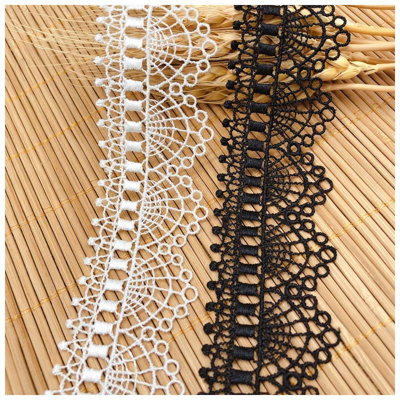 Lace Ribbon Trim - Полая вышивка на ключицы, цепочка, пижамы,