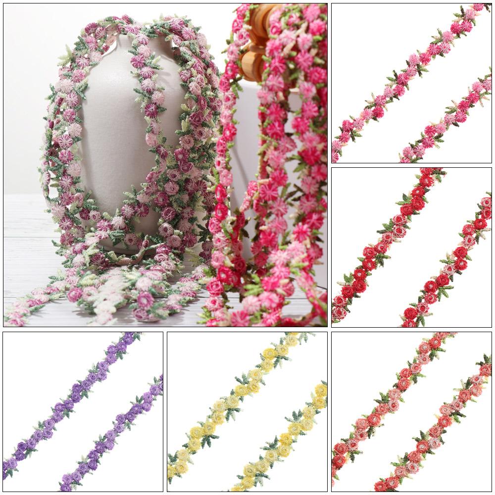 Lace Ribbon Trim - Ткань для рукоделия: полиэстеровая водорастворимая кружевная