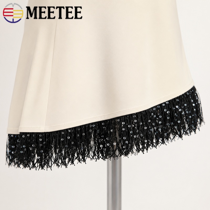 Tassel Fringe Trim - 2/5/10 м, 20 см, блестящая полиэстеровая