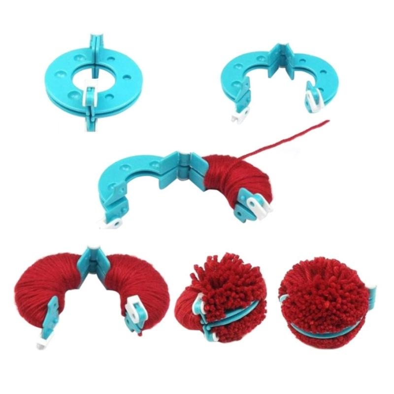 Pom Pom Maker Tool - L43A 4 шт. DIY шерстяная пряжа