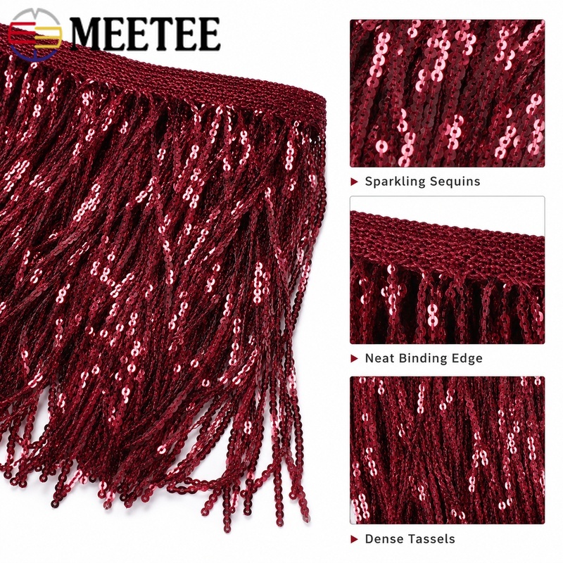 3/5 ярдов, 20 см, блестящая по – обзор и цена Fringe Ribbon Sewing