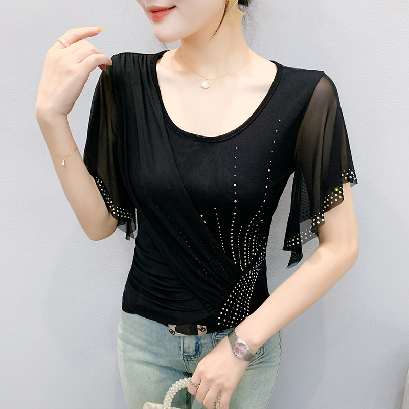 Летний женский сетчатый топ 20 – обзор и цена Beaded Trim Fringe