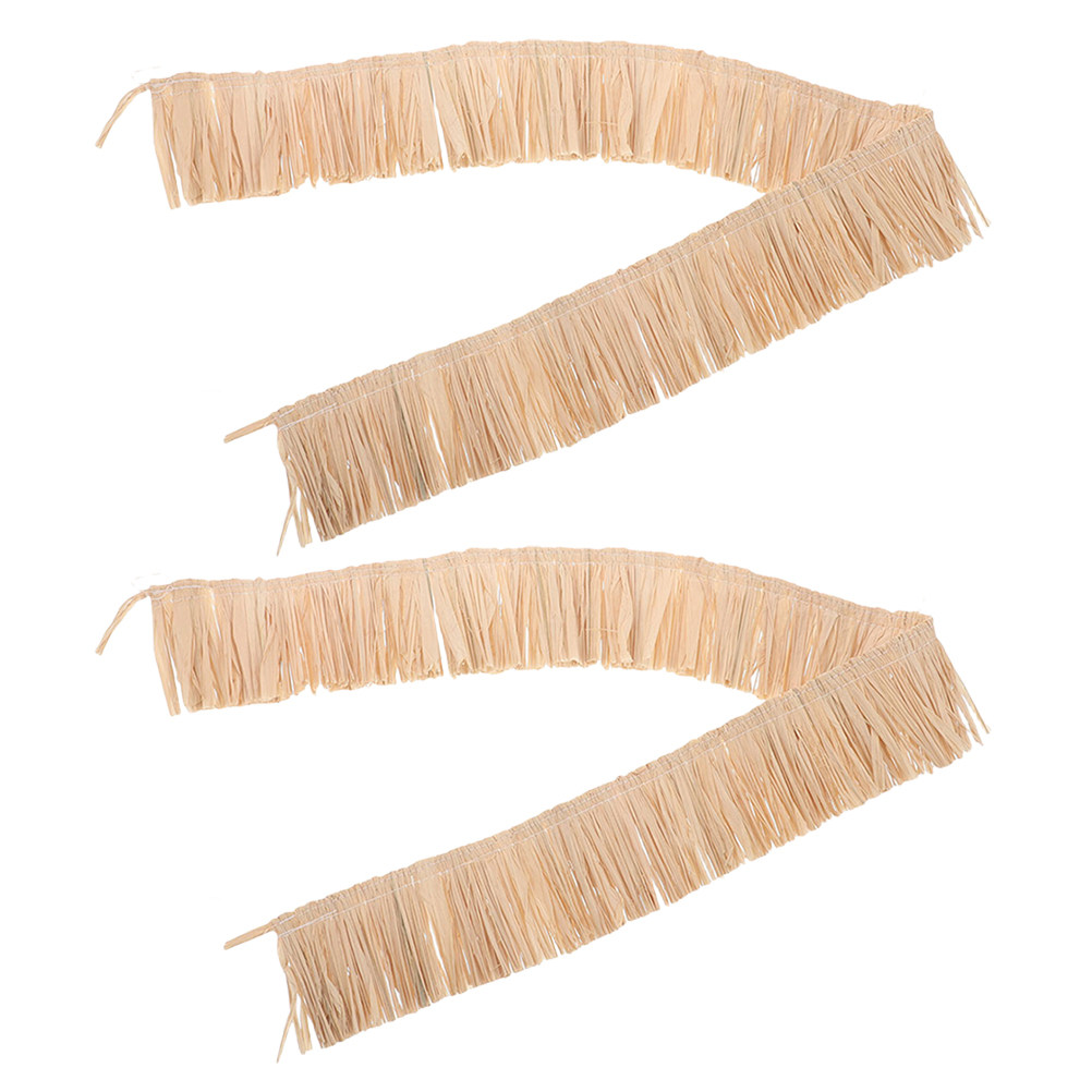 2 шт. тесьмы из рафии с бахром – обзор и цена Tassel Fringe Trim