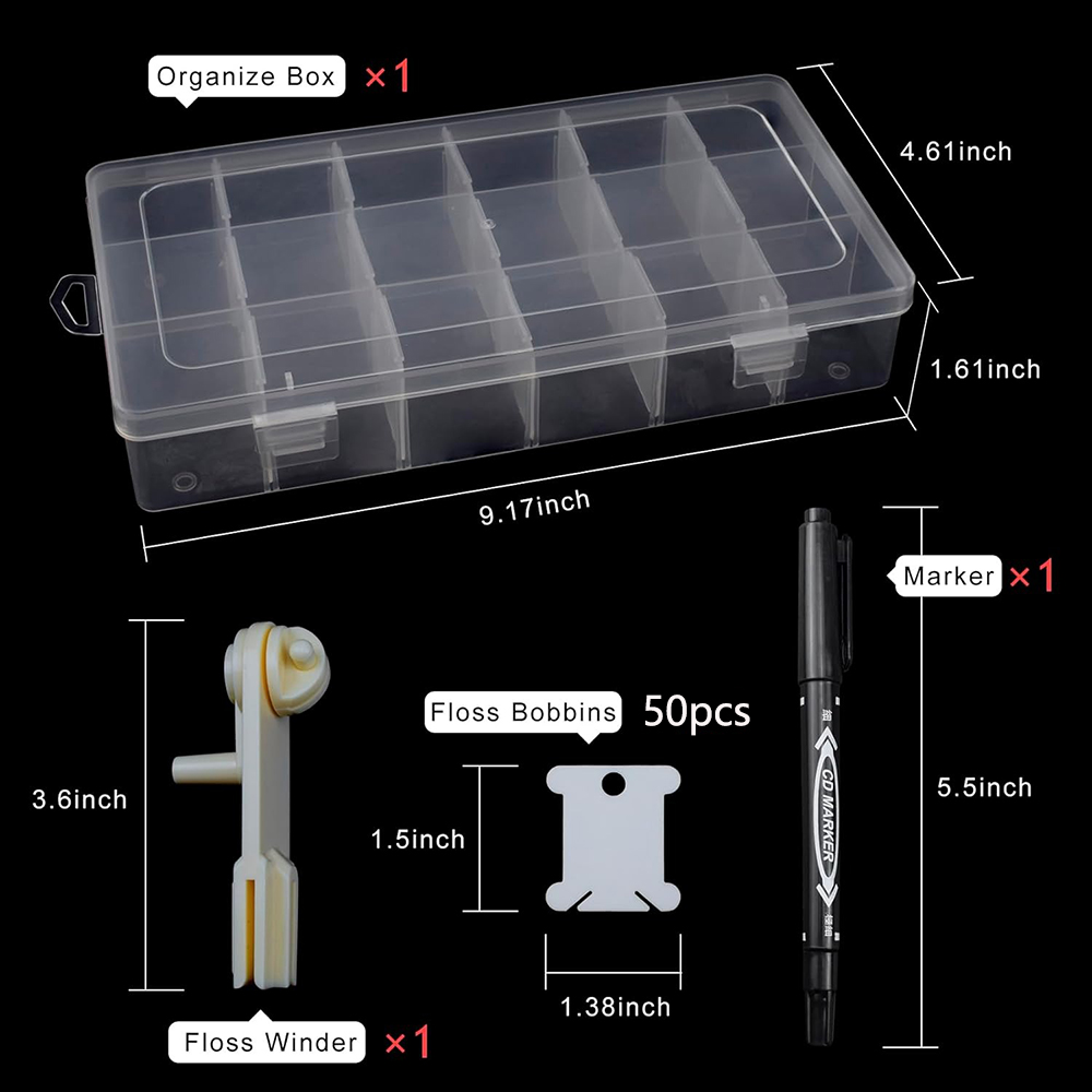 Органайзер для вышивальных нит – обзор и цена Craft Embellishment Storage