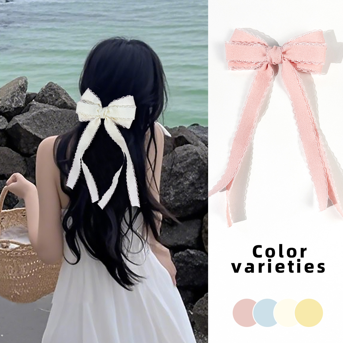 Набор из 20 заколок для волос  – обзор и цена Lace Ribbon Trim