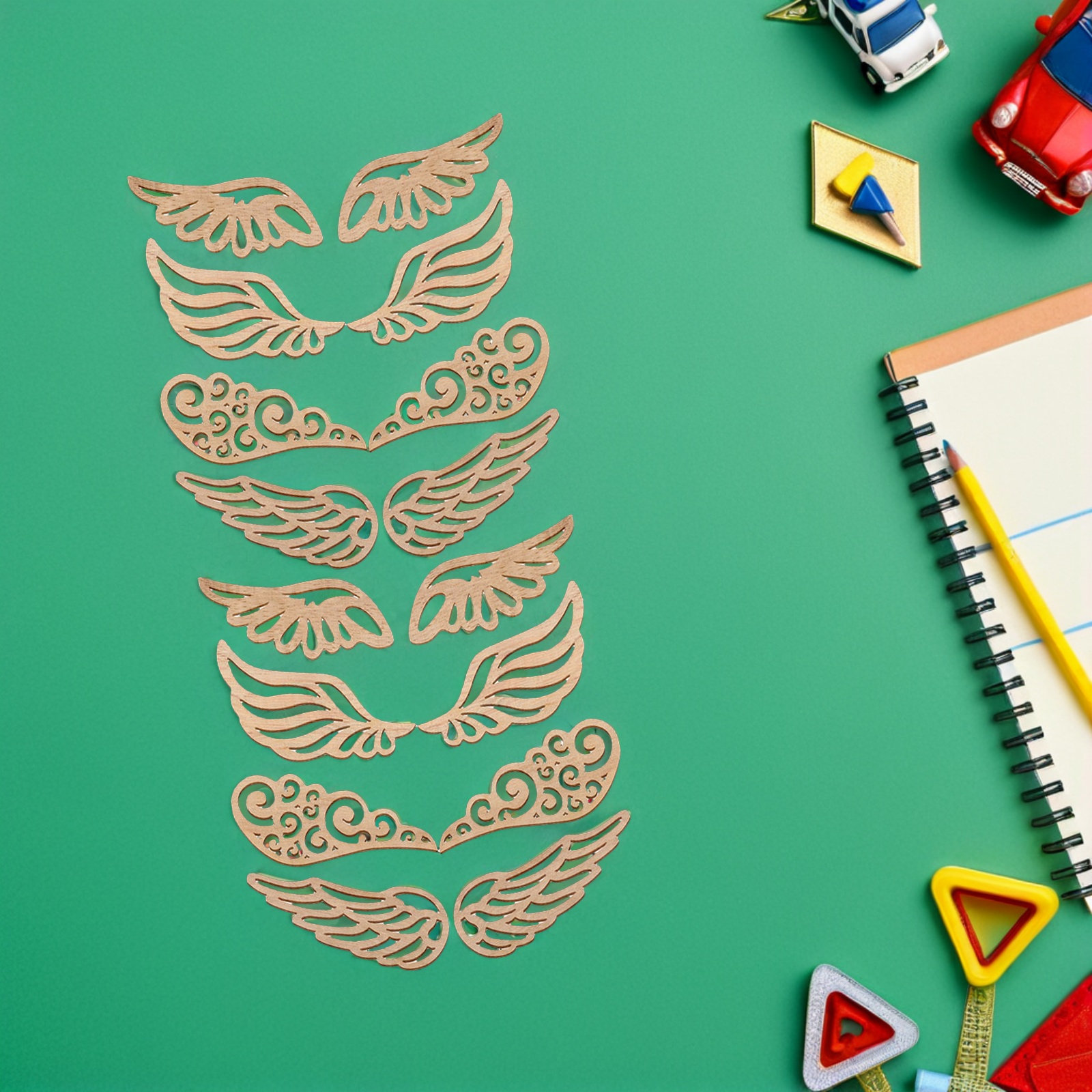 40 шт. деревянных заготовок в  – обзор и цена Christmas Craft Embellishment