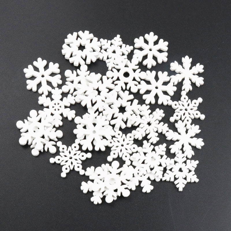 20 шт., деревянные снежинки дл – обзор и цена Christmas Craft Embellishment
