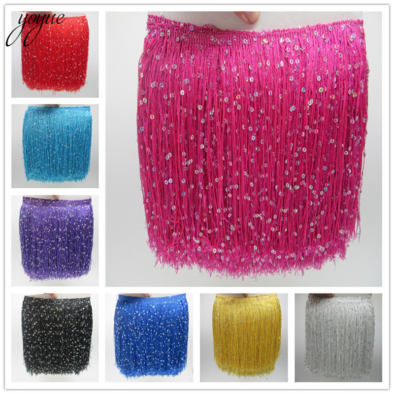 YOYUE 1 ярд, 20 см, длинные по – обзор и цена Fringe Ribbon Sewing