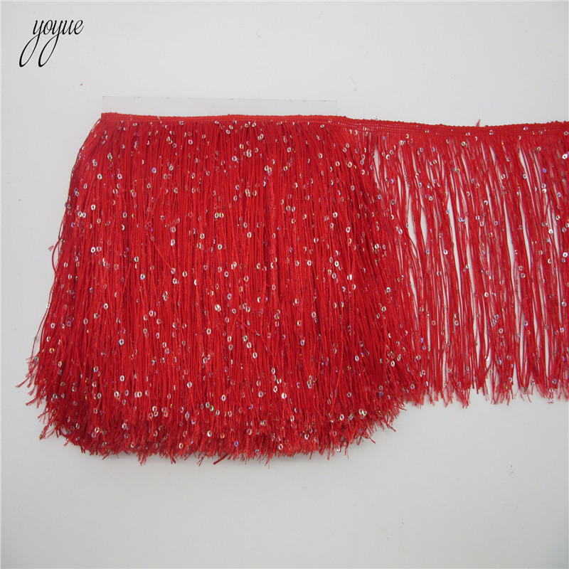 YOYUE 1 ярд, 20 см, длинные по – обзор и цена Fringe Ribbon Sewing
