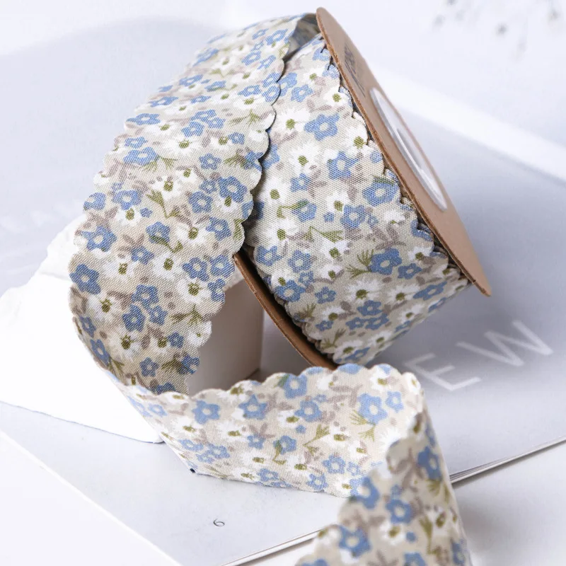 5 ярдов 25/38 мм лента с волни – обзор и цена Velvet Ribbon Roll