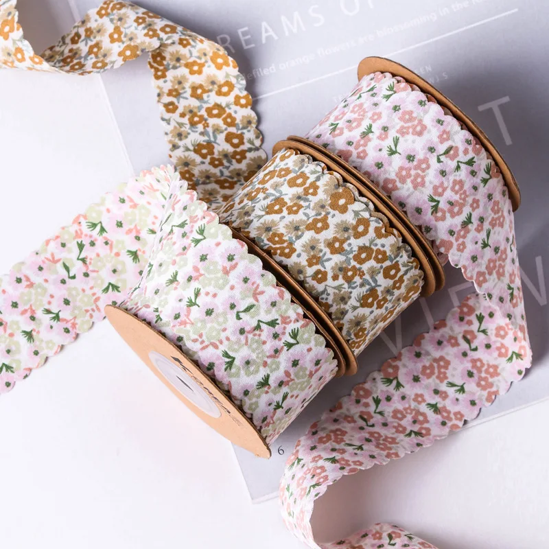 5 ярдов 25/38 мм лента с волни – обзор и цена Velvet Ribbon Roll