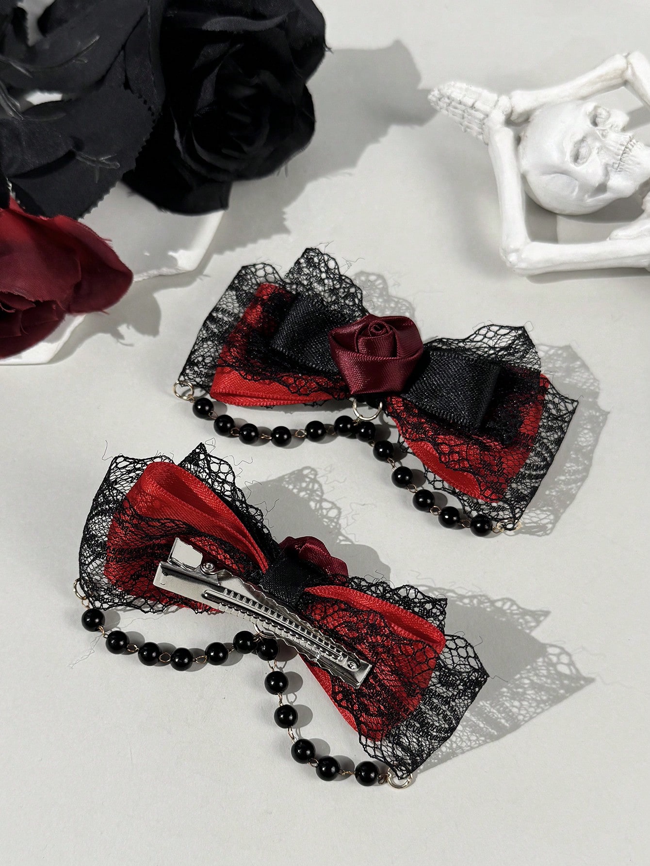 Женская заколка для волос в го – обзор и цена Lace Ribbon Trim