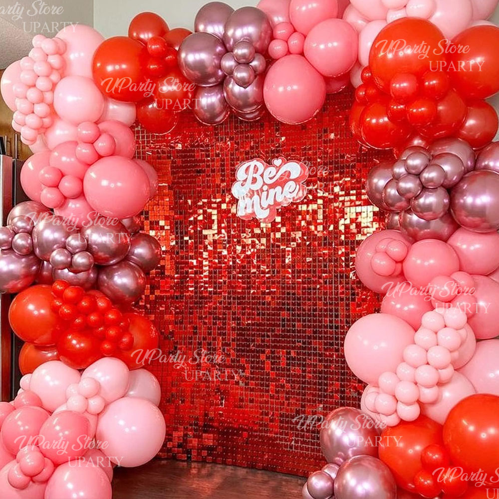 Красные мерцающие настенные па – обзор и цена Sequin Fabric Panel
