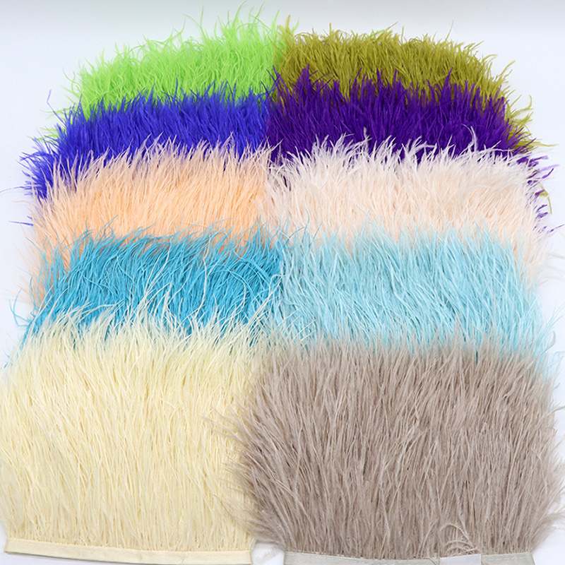 1 м 8-10 см черные страусиные  – обзор и цена Feather Trim Marabou