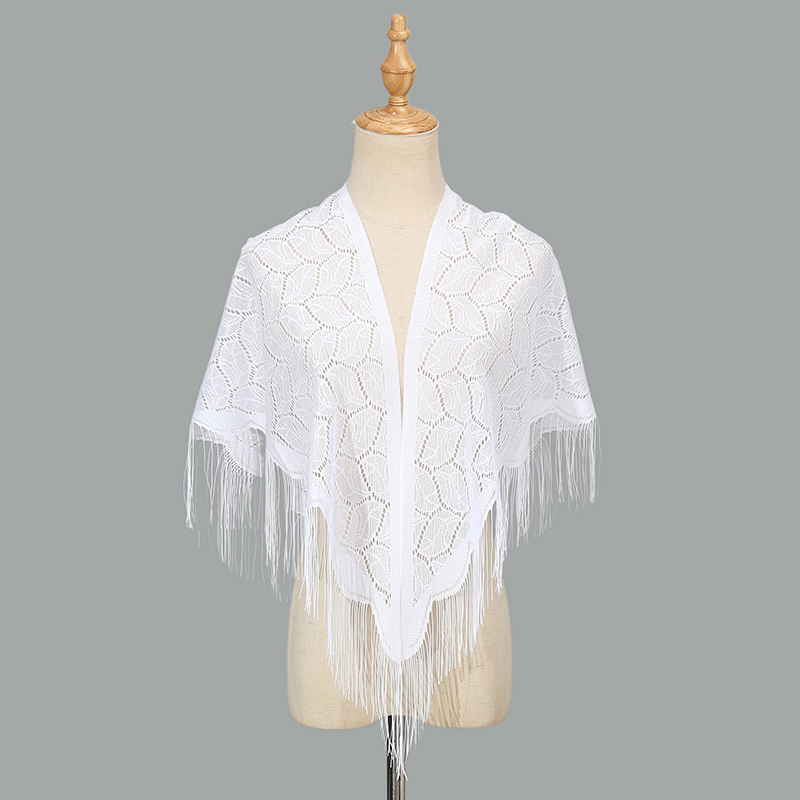 Элегантный треугольный шарф с  – обзор и цена Tassel Fringe Trim