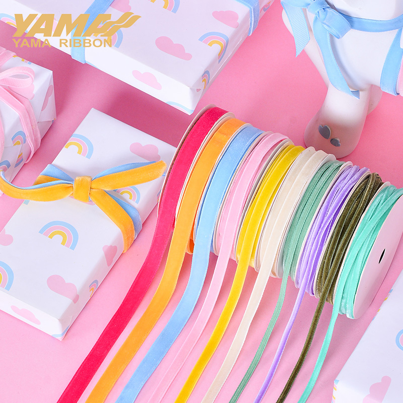 YAMA-Монохромная бархатная лен – обзор и цена Velvet Ribbon Roll