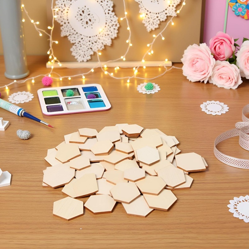50 шт. 4 см необработанные дер – обзор и цена Embellish Craft