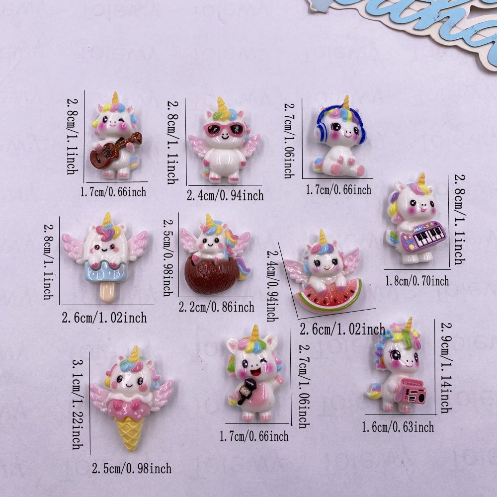 10 шт. разноцветных смоляных ф – обзор и цена Christmas Craft Embellishment