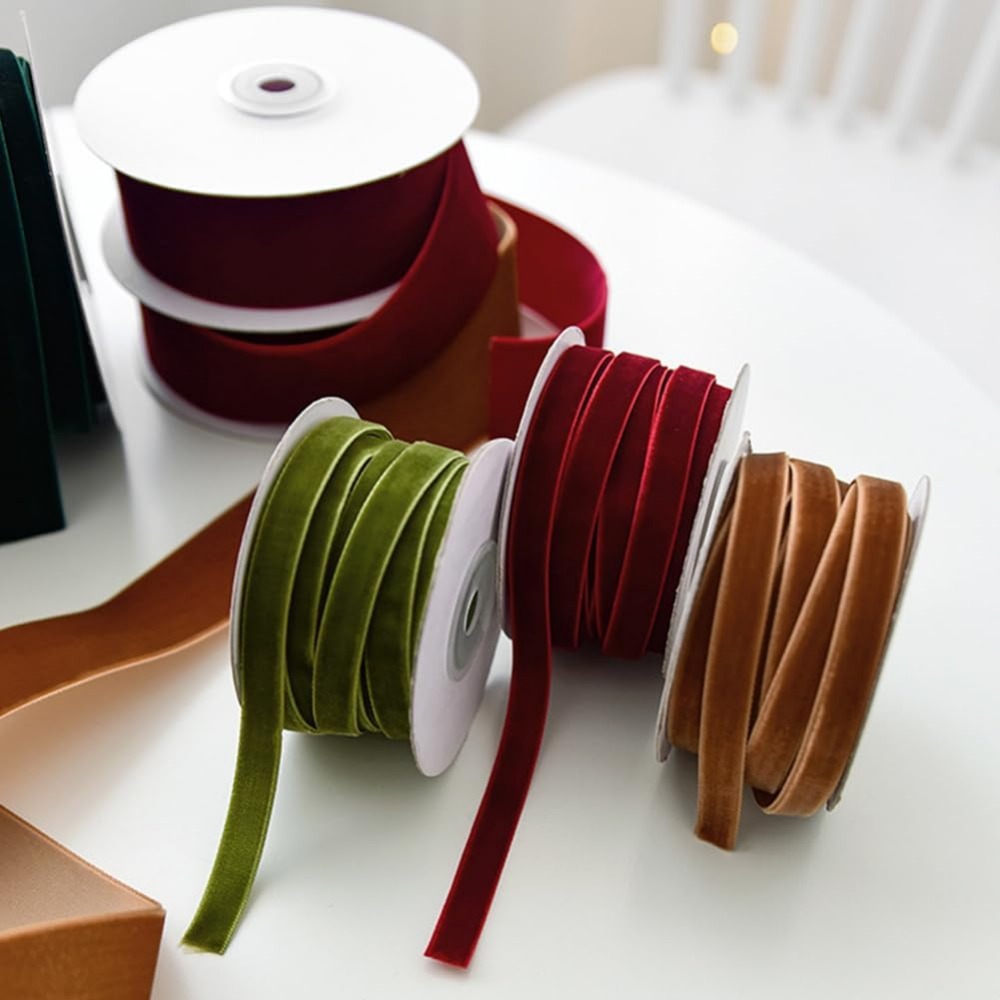 2 рулона, 21,88 ярдов, 3/8 дюй – обзор и цена Velvet Ribbon Roll