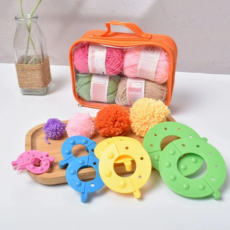 8 шт., 4 размера, пуховый шари – обзор и цена Pom Pom Maker Tool