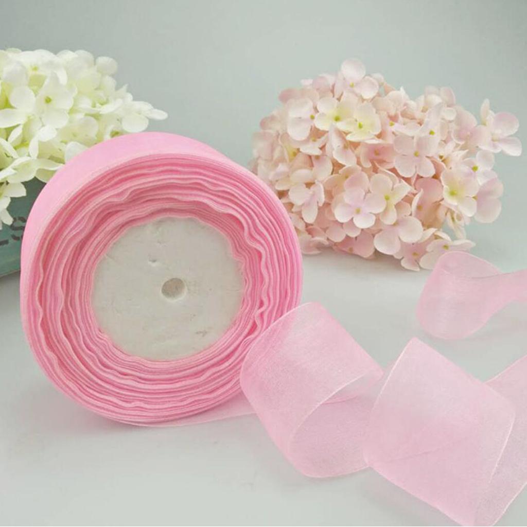 Прозрачная органзовая лента с  – обзор и цена Organza Ribbon Spool