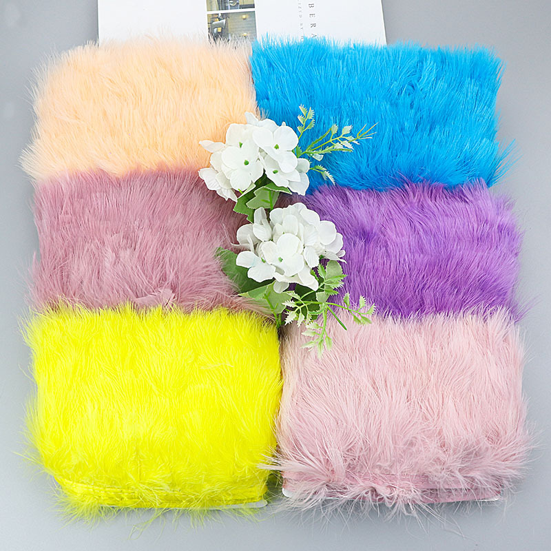 Черно-белая отделка из перьев  – обзор и цена Feather Trim Marabou