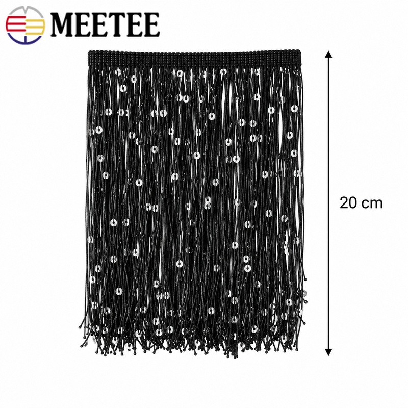 2/5/10 м, 20 см, блестящая пол – обзор и цена Tassel Fringe Trim