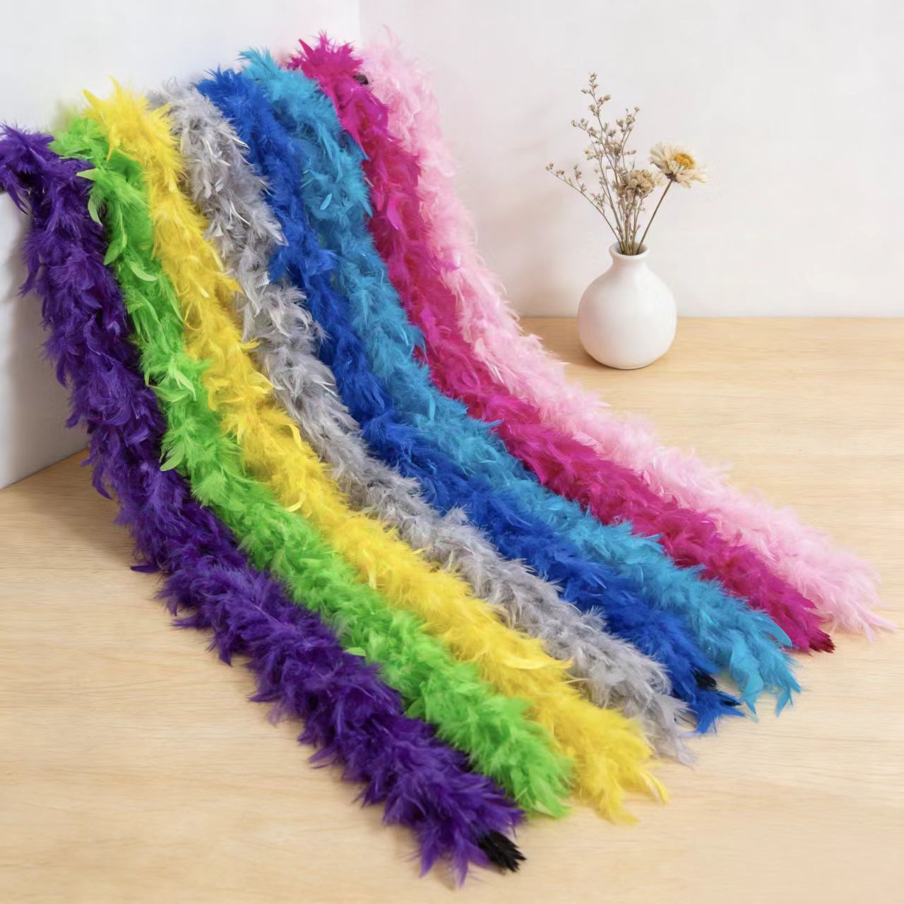 2М Боа из перьев марабу (Турци – обзор и цена Feather Trim Marabou