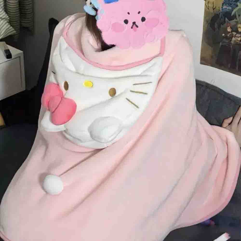 Милый плед-накидка Hello Kitty – обзор и цена Embellish Knit
