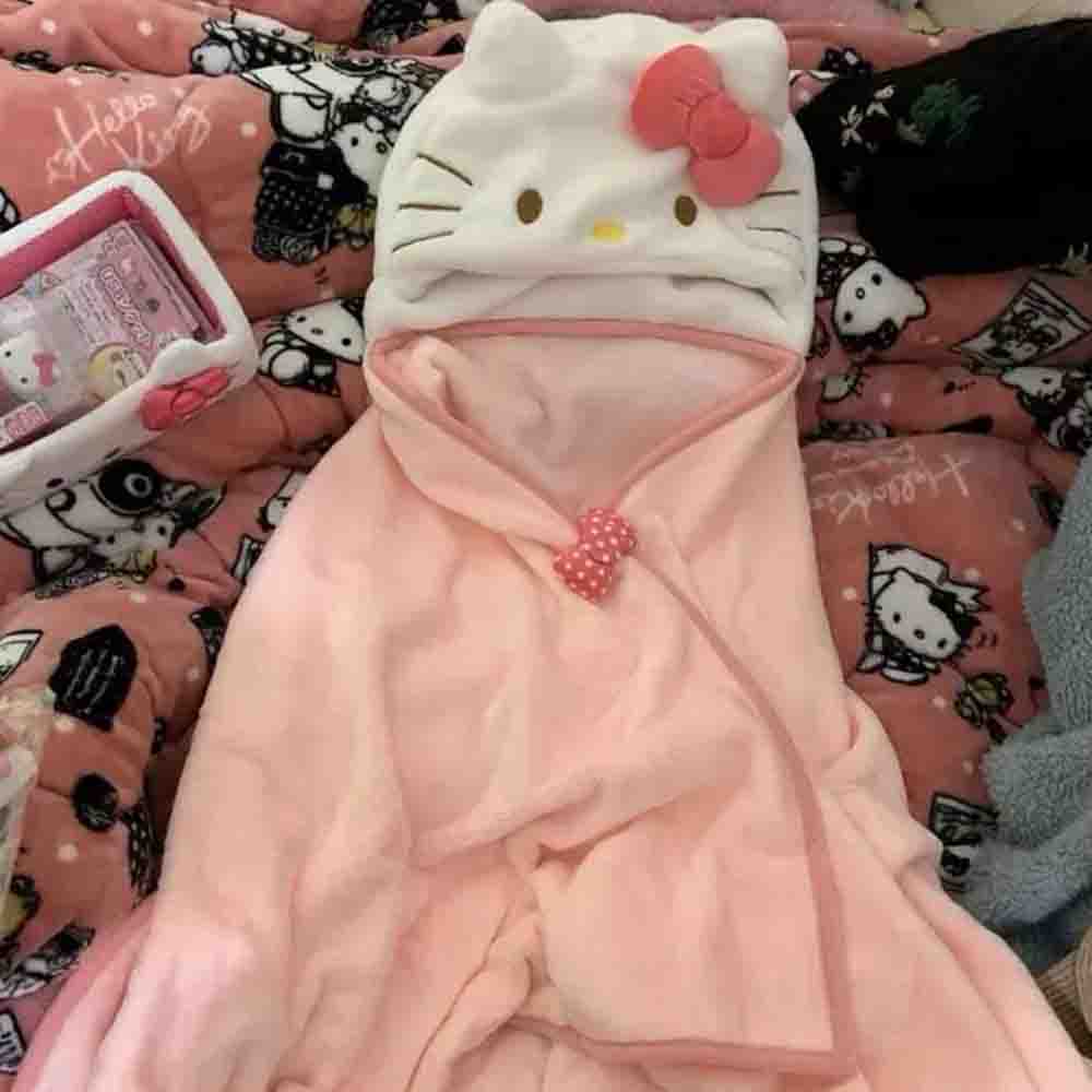 Милый плед-накидка Hello Kitty – обзор и цена Embellish Knit