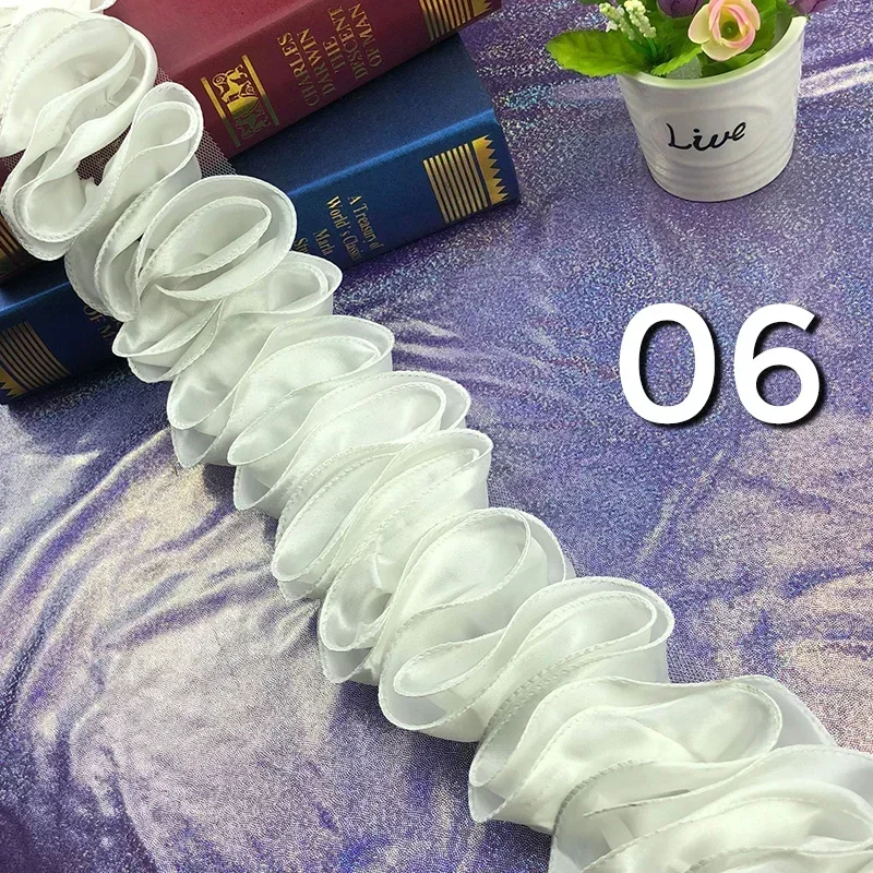 5 ярдов плиссированная отделка – обзор и цена Lace Ribbon Trim