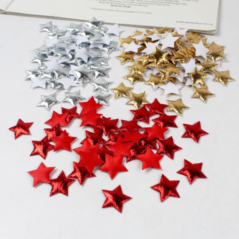 100 шт. золотые/серебряные зве – обзор и цена Christmas Craft Embellishment